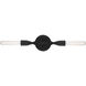 Louise 2 Light 5 inch Matte Black Wall Sconce Wall Light 